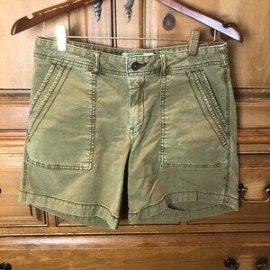 Anthropologie The Wanderer Army Green Shorts